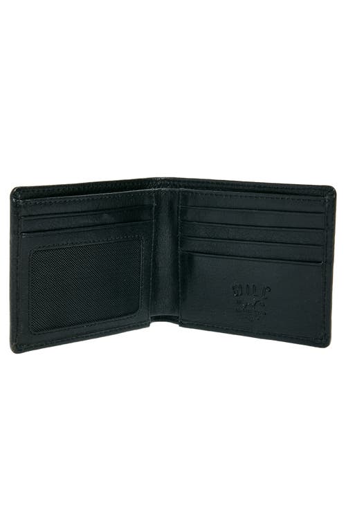 Shop Will Leather Goods Classic Leather Bifold Wallet In Black