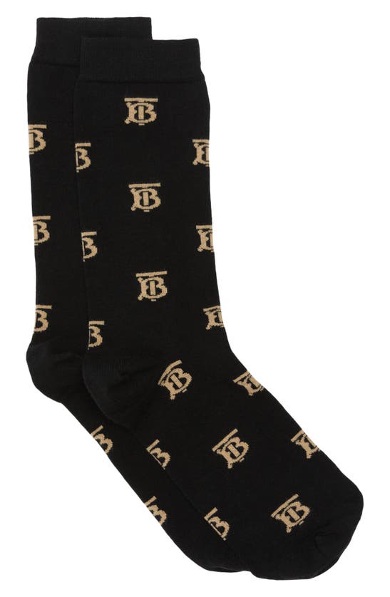 Burberry Brown Monogram Socks – BlackSkinny