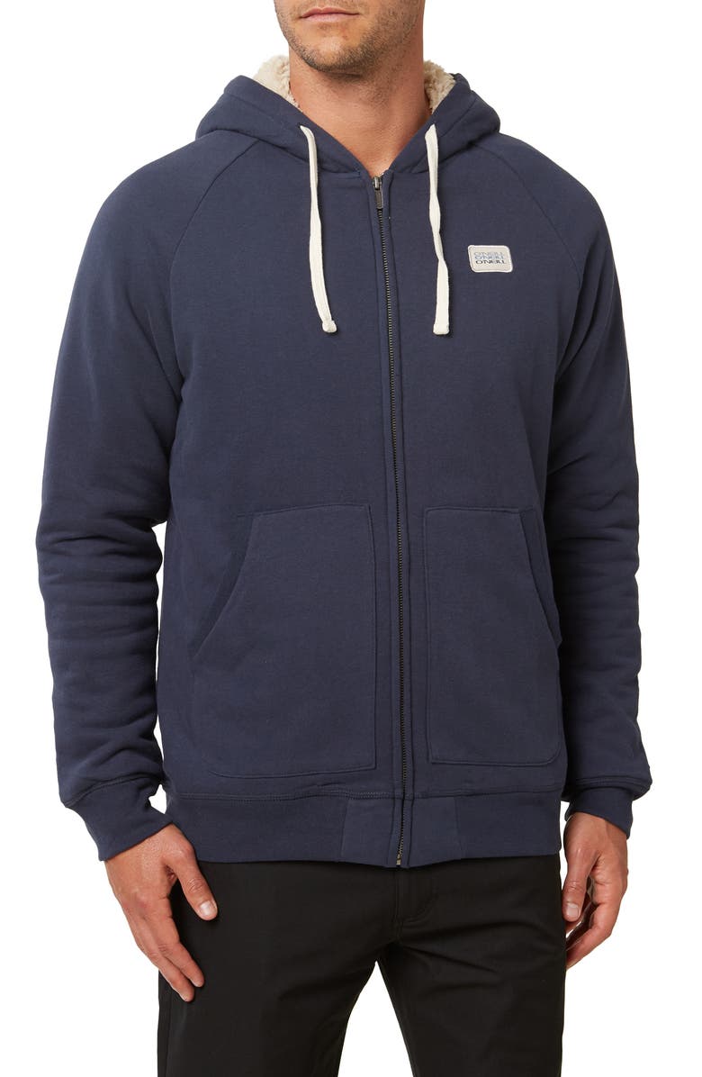 Wool lined zip up hoodie Clearance