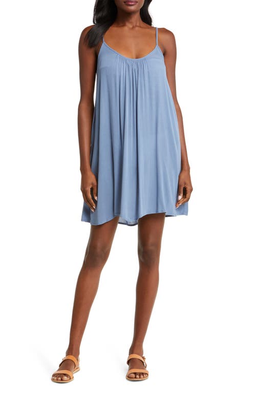 Cover-Up Slipdress in Deep Blue