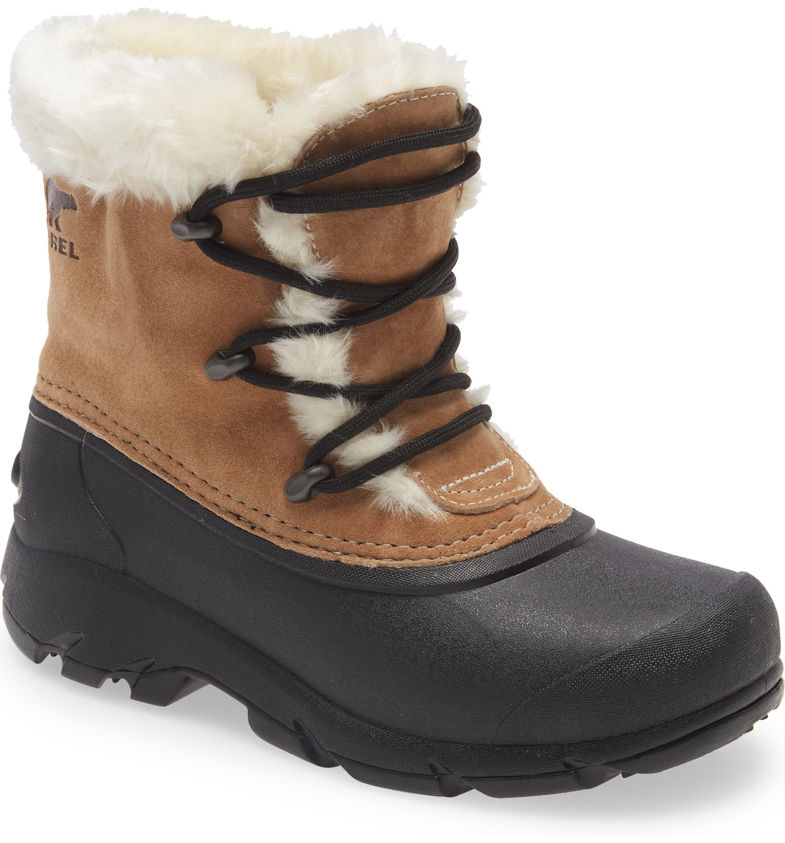 SOREL Snow Angel Faux Fur Detail Waterproof Boot (Women) | Nordstrom
