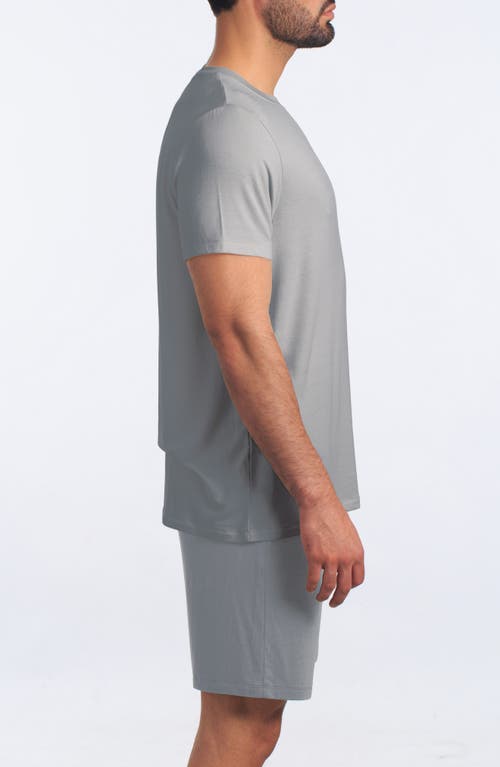 Jared Lang Men's 2-piece Ice Cream Tee & Shorts Pajama Set In Ultimate Grey