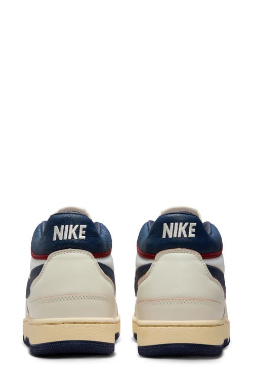 Shop Nike Attack Premium Tennis Sneaker In Sail/midnight Navy