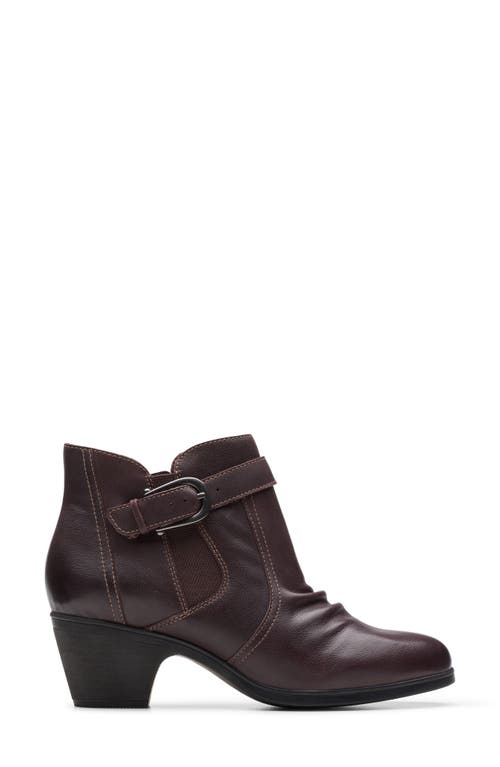 Clarks Women's Collection Emily 2 Opal Boots In Dark Brown Leather