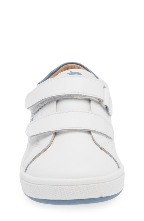 Shop Old Soles Kids' Splash Sneaker In Snow/indigo/indigo Sole