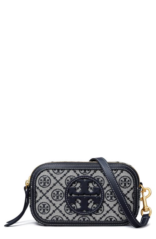 Tory Burch Mini Miller T-Monogram Crossbody Bag in Tory Navy at Nordstrom