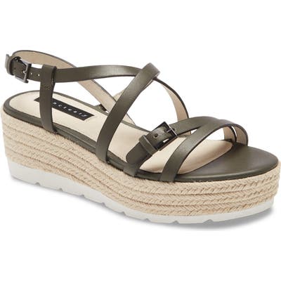 Sanctuary Aerial Platform Espadrille Sandal- Green