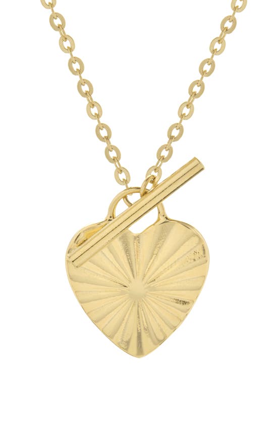 BROOK & YORK CELESTE HEART TOGGLE PENDANT NECKLACE,BYN1255G