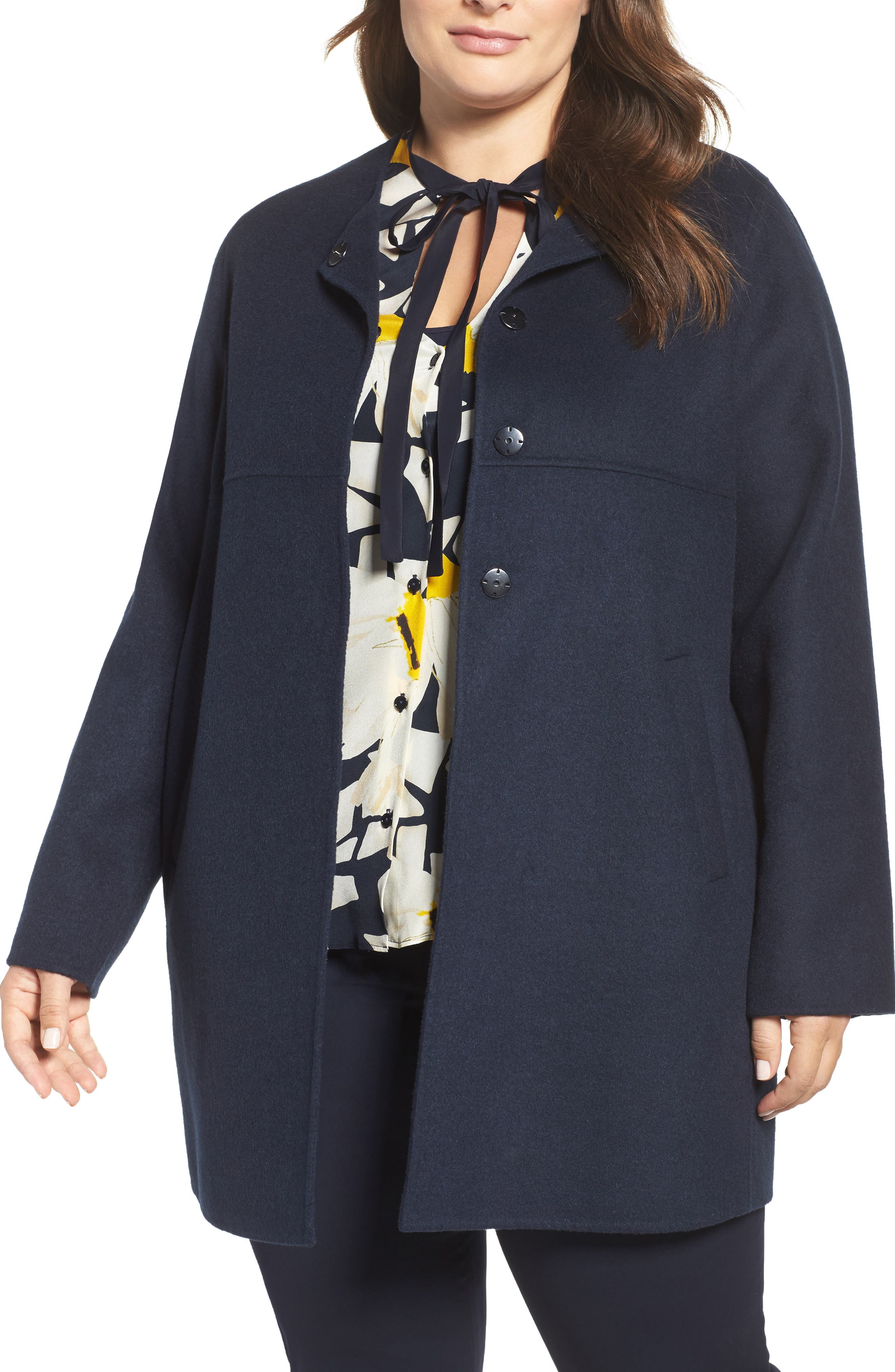 Persona by Marina Rinaldi Naiade Wool Blend Coat (Plus Size) Nordstrom