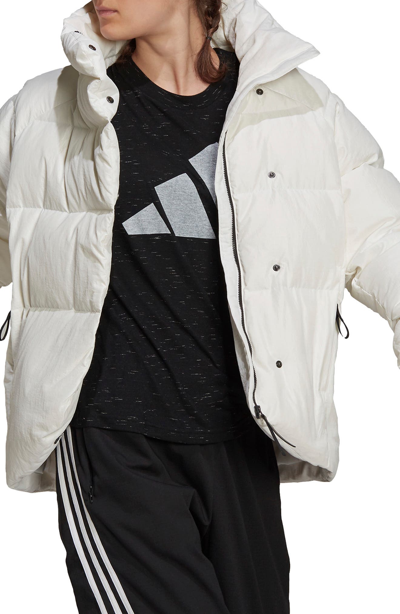 adidas heavy down jacket