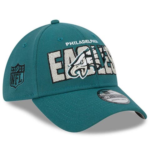 Men's New Era White Philadelphia Eagles Rush 39THIRTY Flex Hat