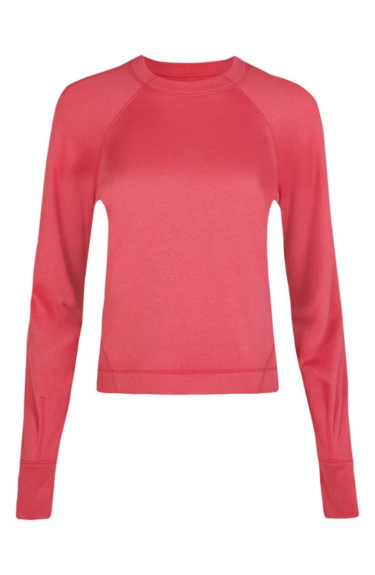 Sweaty Betty Run Crewneck Performance Sweatshirt In Odyssey Pink
