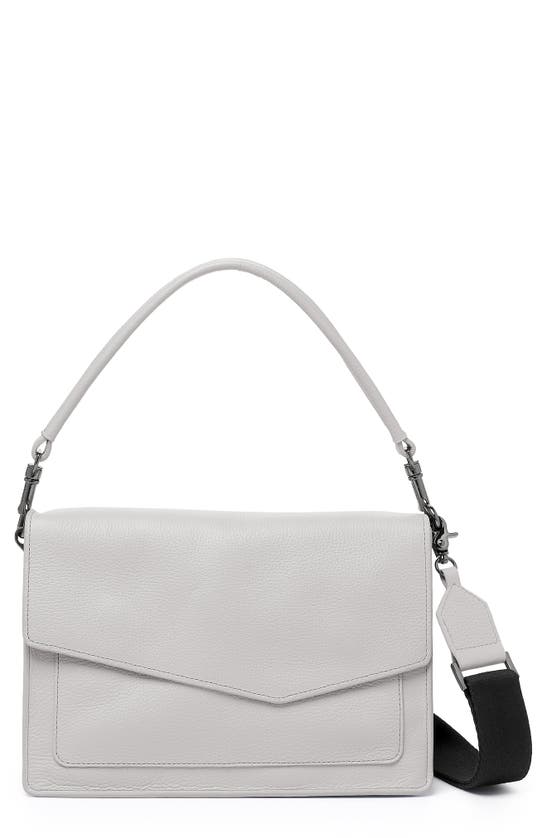 Botkier Cobble Hill Leather Hobo Bag In Silver Grey