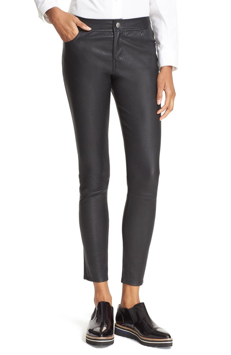 COACH 1941 Stretch Leather Pants | Nordstrom