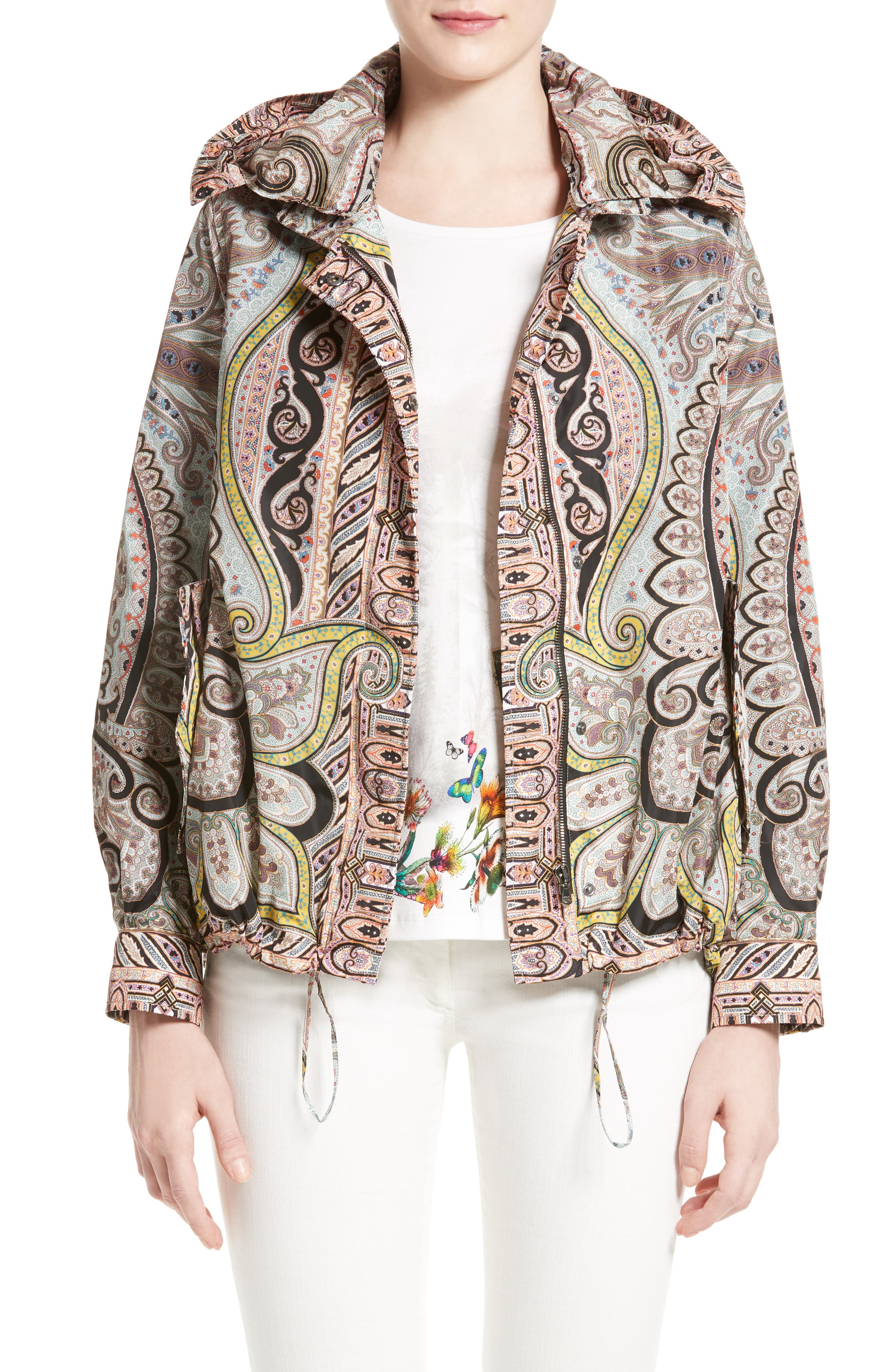Etro Paisley Print Jacket Nordstrom
