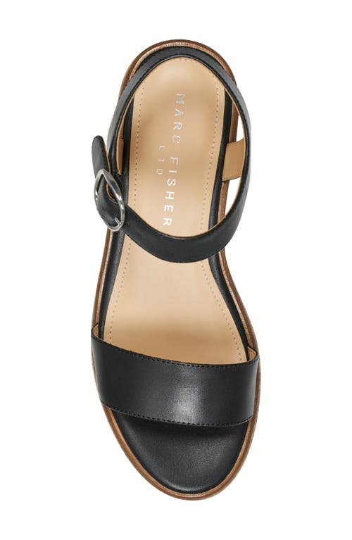 Marc Fisher Ltd Quessa Platform Sandal In Black 001