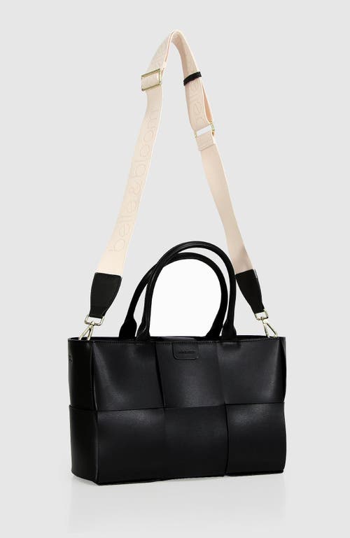 Belle & Bloom Long Way Home Woven Tote - Black