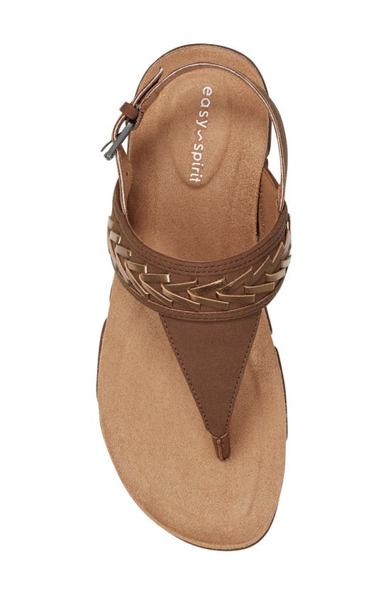 Shop Easy Spirit Monte Slingback Sandal In Medium Brown