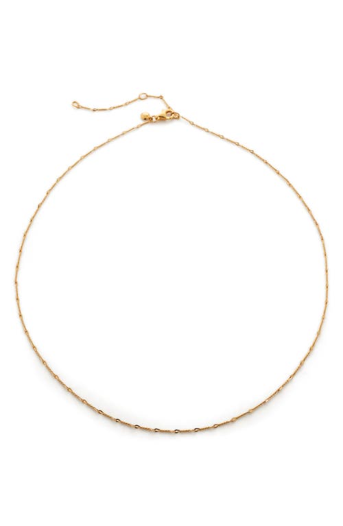 Monica Vinader Fine Twist Choker in Gp at Nordstrom