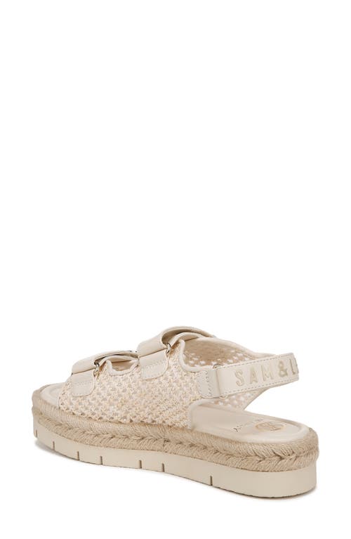 Sam & Libby Women's Austin Double Strap Flatform Sandals In Modern Ivory