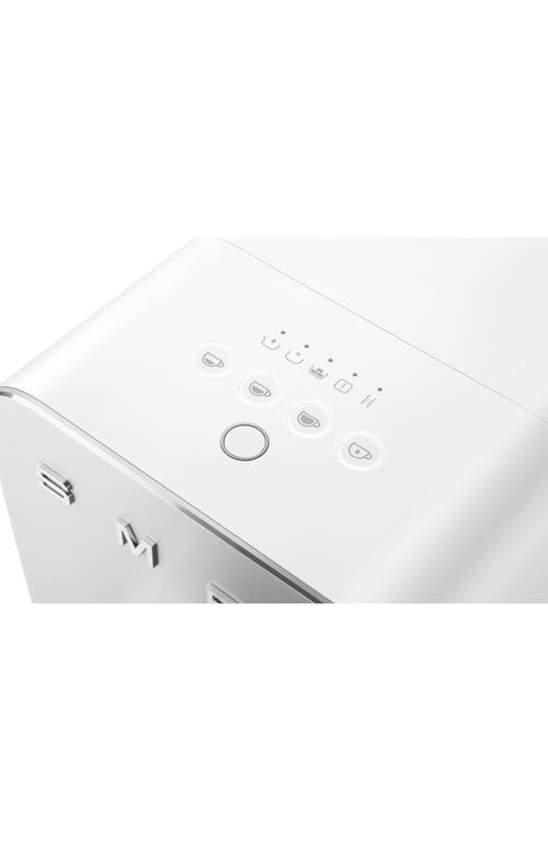 Smeg Fully Automatic Coffee Machine In Matte White