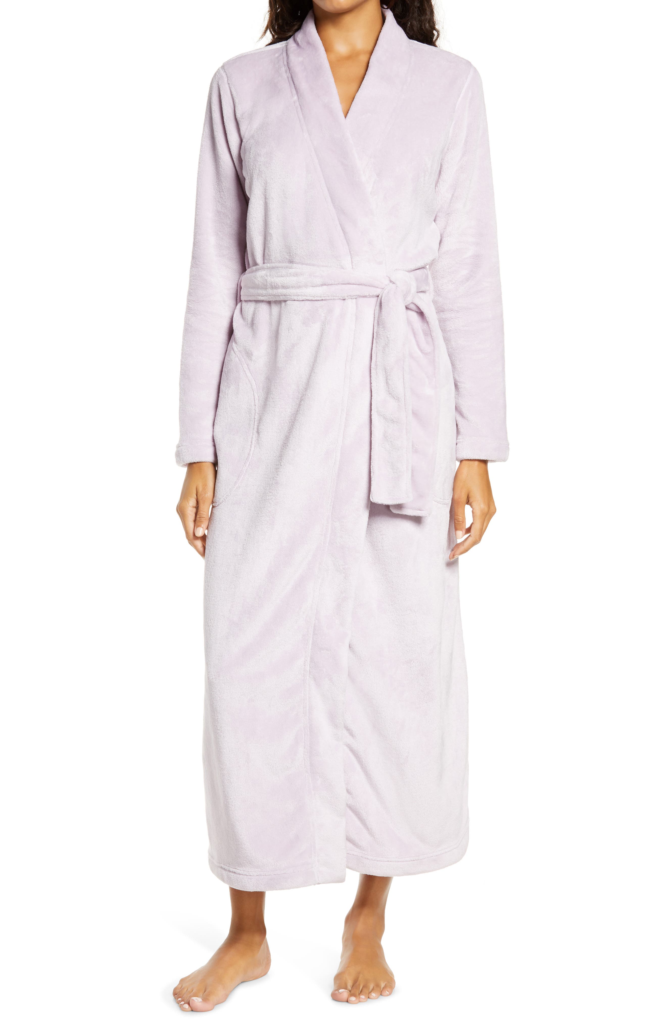 Ugg ® Marlow Double-face Fleece Robe In Lilac Frost