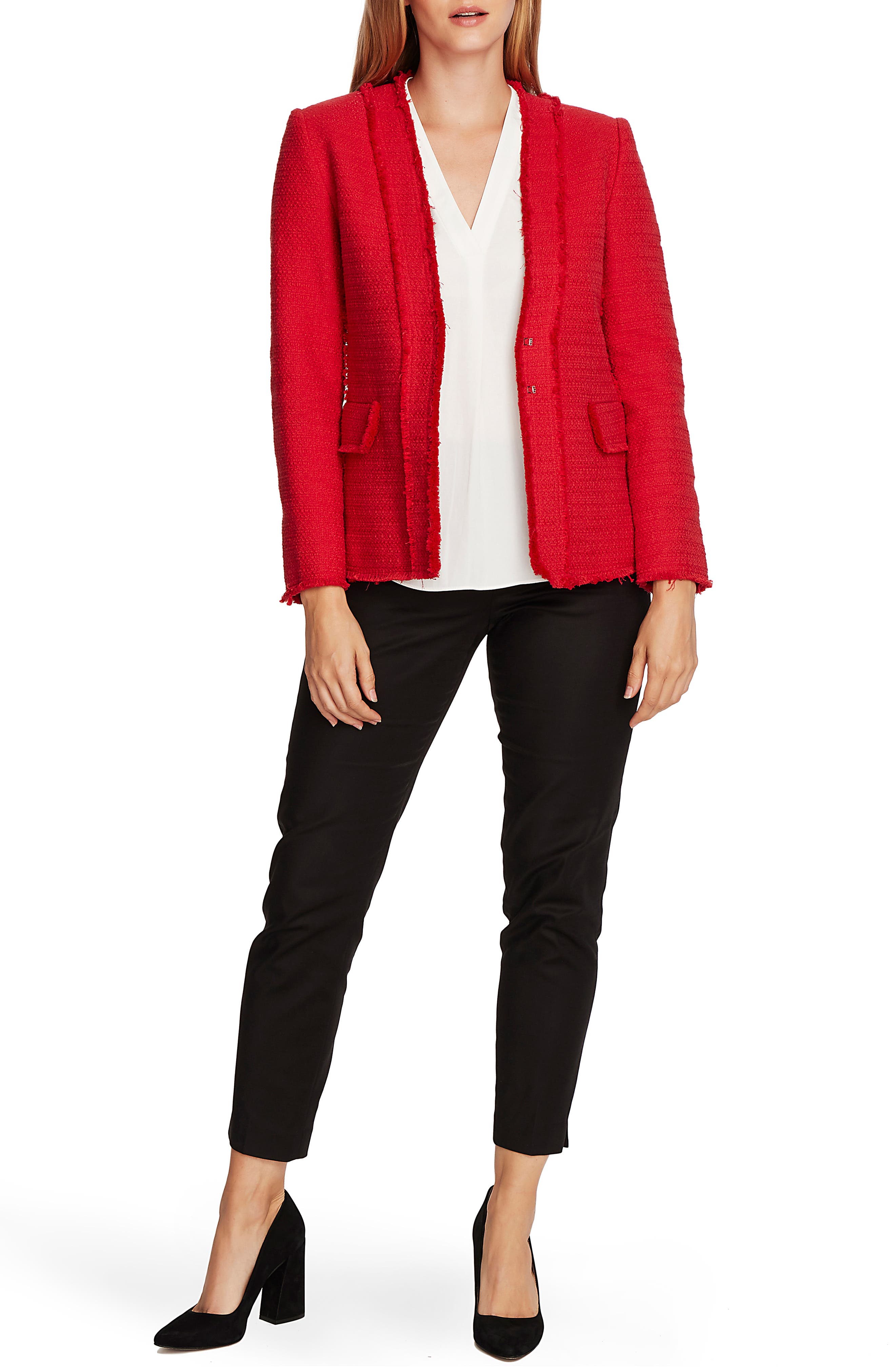 Vince Camuto Cotton Tweed Jacket Nordstrom Rack