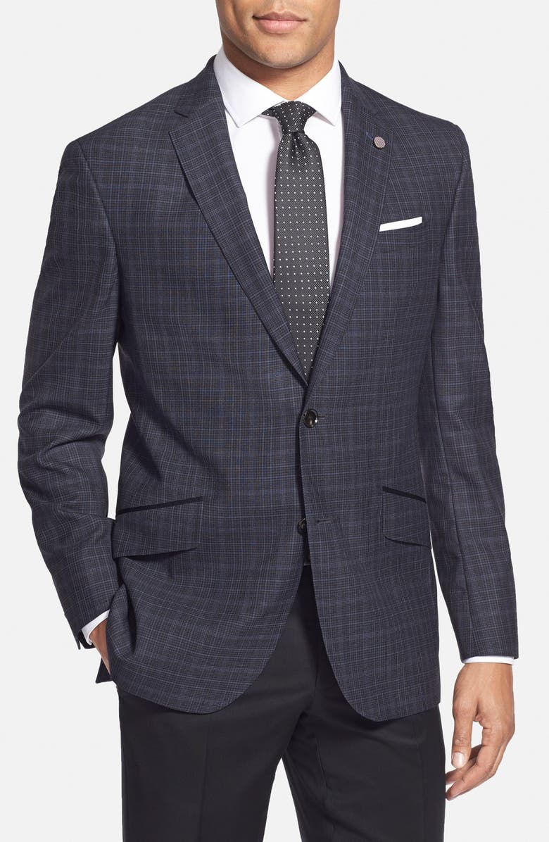 Ted Baker London 'Jerry' Trim Fit Plaid Wool Sport Coat | Nordstrom