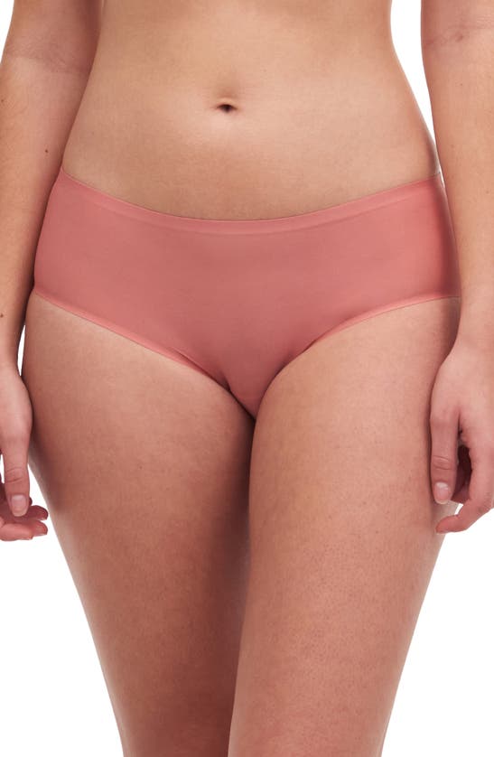 Chantelle Lingerie Soft Stretch Seamless Hipster Panties In Peach Delight-f6