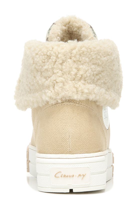 Circus By Sam Edelman Sophi Faux Fur Sneaker In Sesame Multi