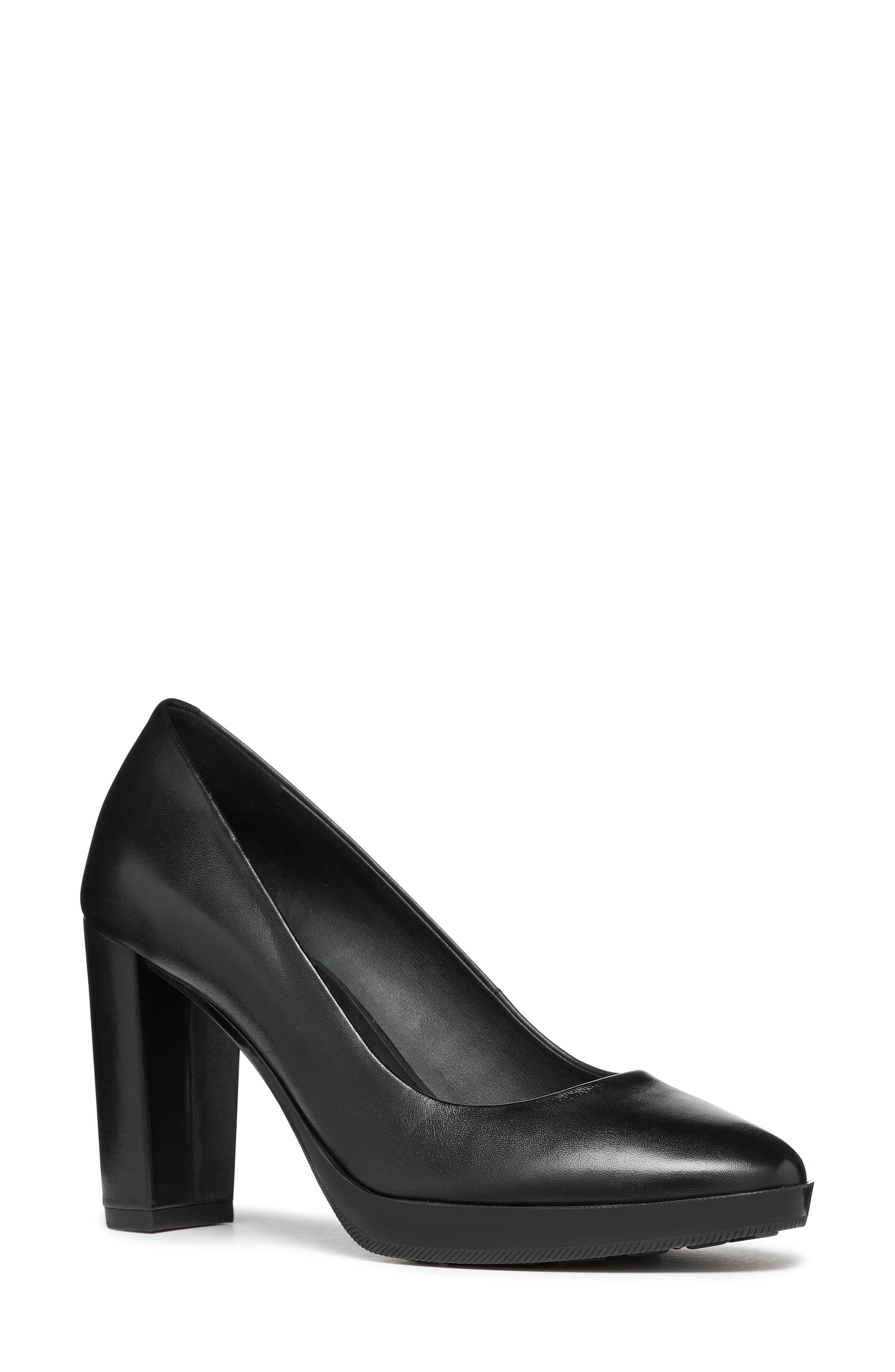 Geox D Giselda C pump voor dames, zwart, 39.5 EU
