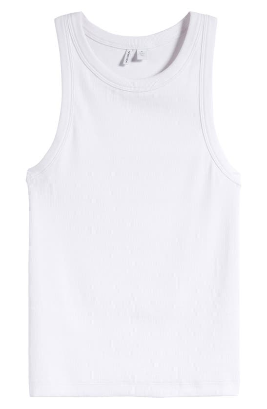 Shop Nordstrom Everyday Cotton Rib Tank In White