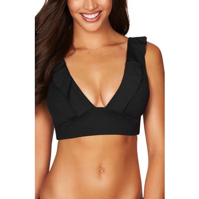 Sea Level Frill Bikini Top