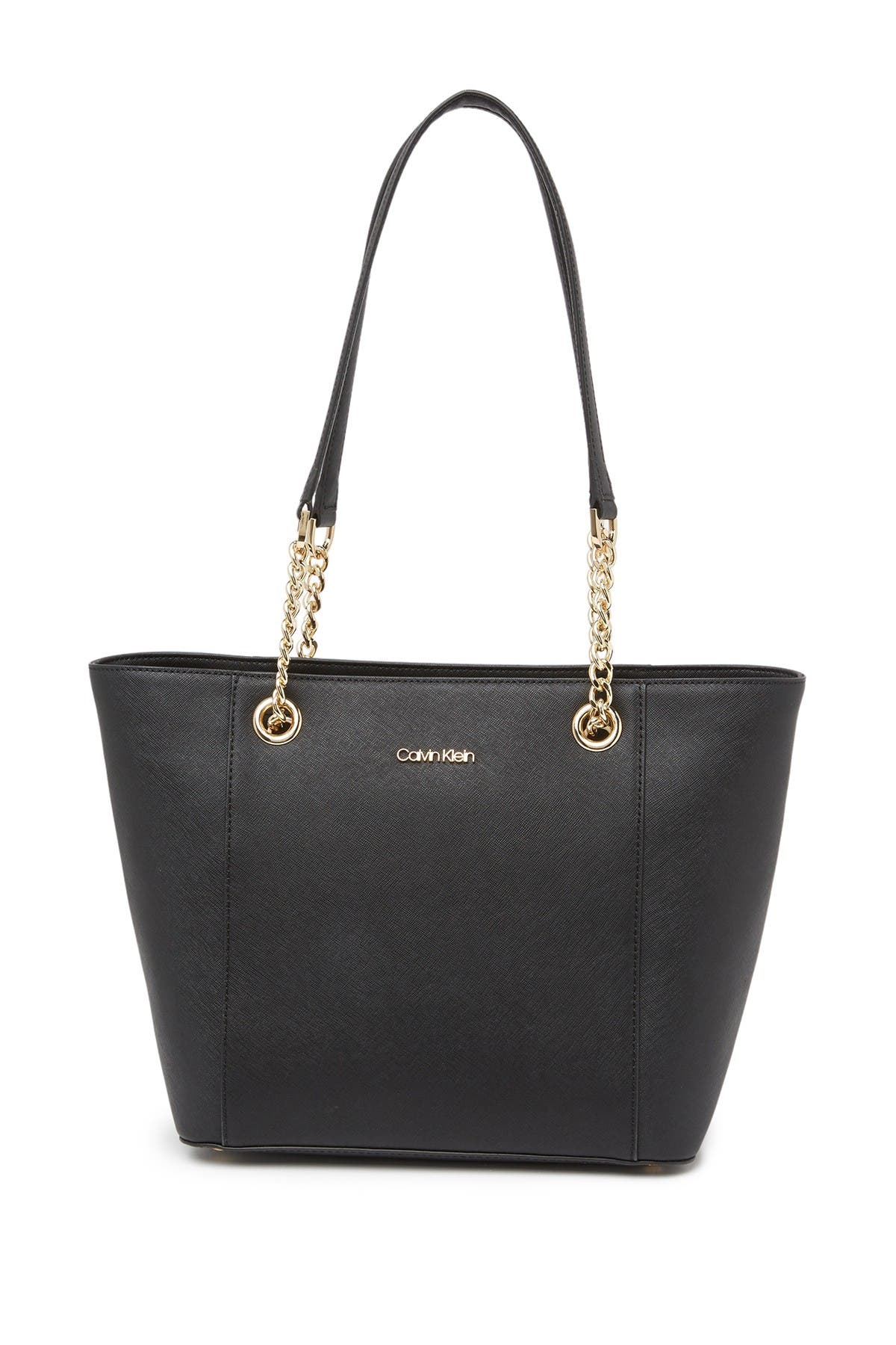 Hayden Key Item Saffiano Leather Tote 