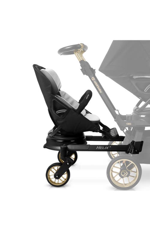 orbit baby Helix+ with G5 Stroller Seat in Black/Black Luxe