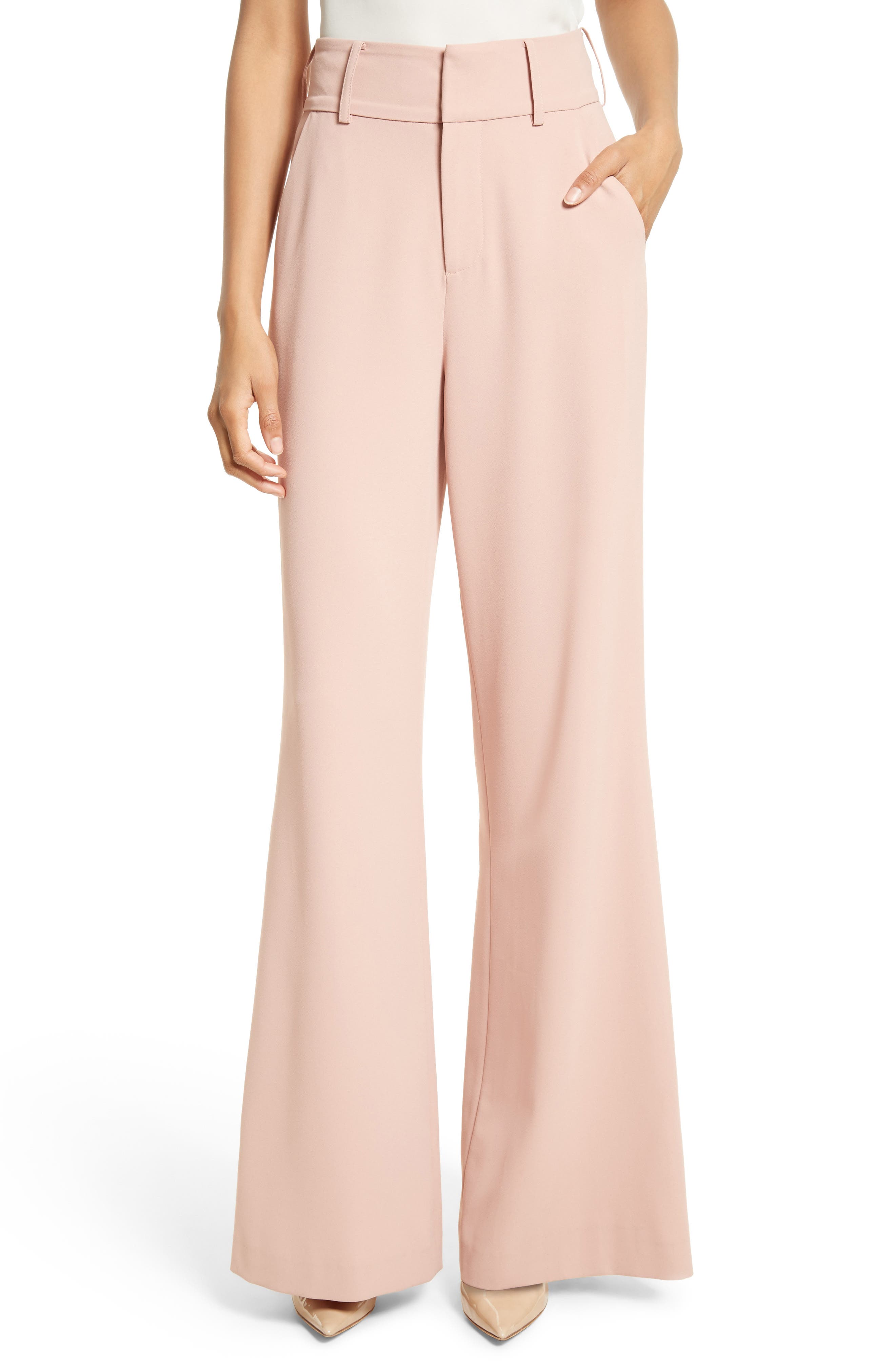 alice and olivia high waisted pants