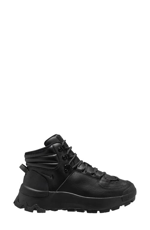 Nike City Classic Premium Waterproof Boot In Black/anthracite/silver