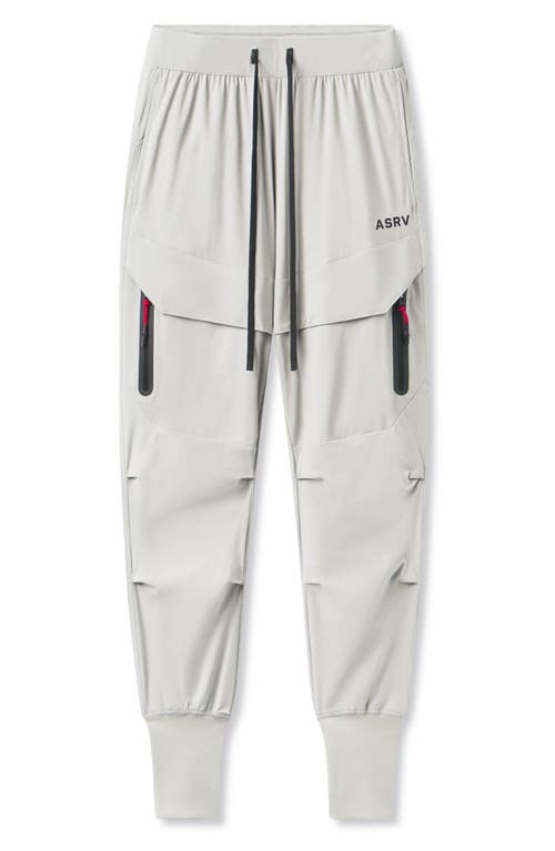 Shop Asrv Tetra-lite™ Water Repellent High Rib Joggers In Stone