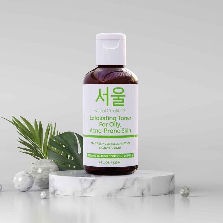Seoul Ceuticals Korean Skincare Exfoliating Toner For Oily, Acne-prone Skin In Clear