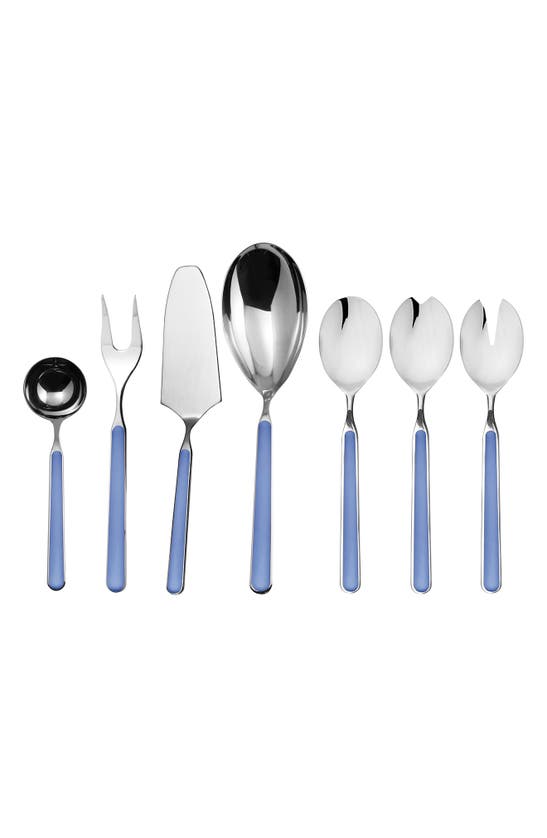 Mepra Fantasia 7-piece Place Serving Set In Lavender