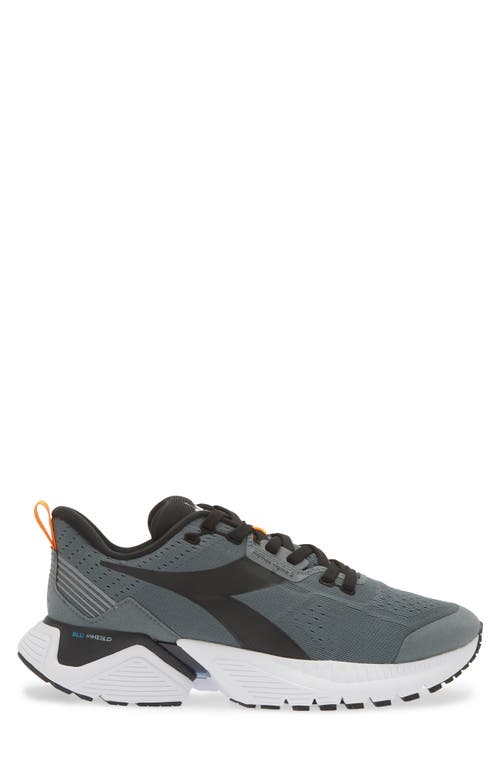 Diadora Mythos Blushield Vigore 2 Running Shoe In Balsam Green/black/white