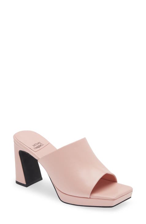Tory Burch Slip-On Suede Sandals - Pink