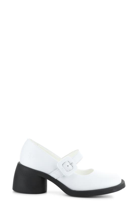 Shop Fly London Huvi Mary Jane Pump In White Gotborg