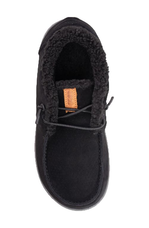 Revitalign Siesta Faux Fur Lined Shoe In Black