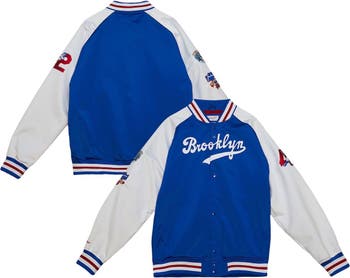 Mitchell & Ness Jackie Robinson Brooklyn Dodgers Cooperstown Collection  Legends Raglan Full-snap Jacket At Nordstrom in Blue for Men