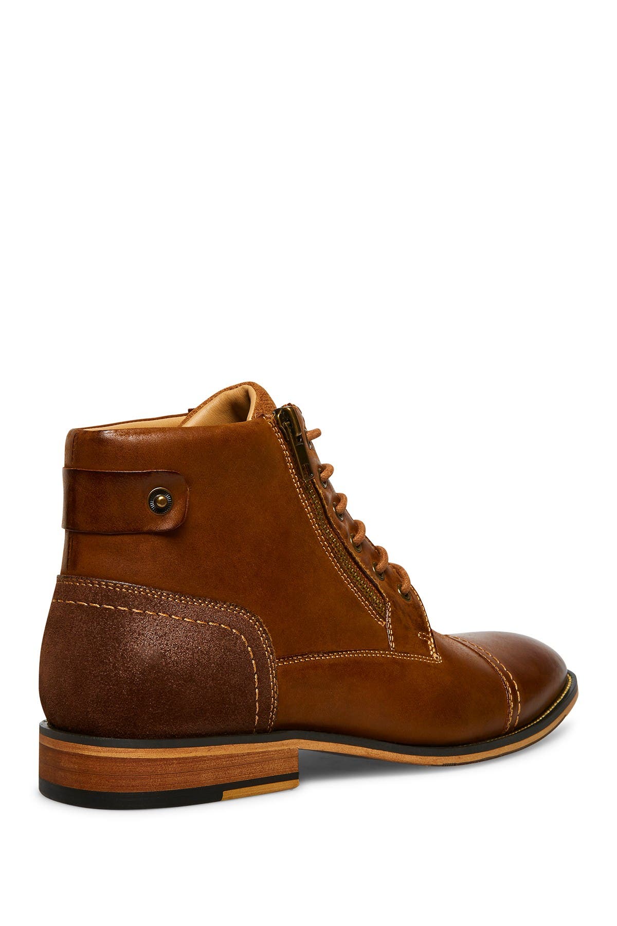 steve madden cap toe boot