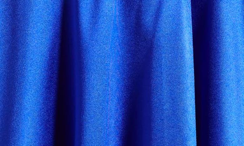 Shop Love, Nickie Lew Kids' Cowl Neck Crossback Satin Dress In Cobalt