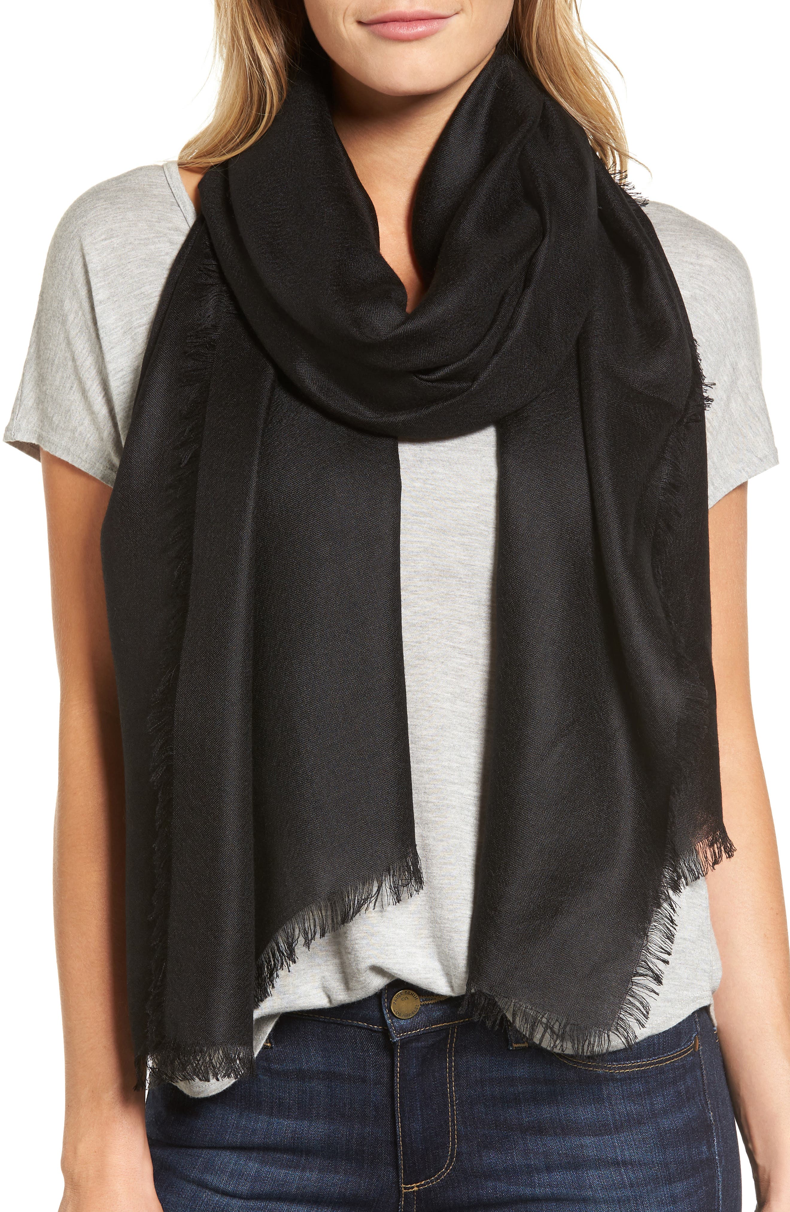 silk and cashmere wrap