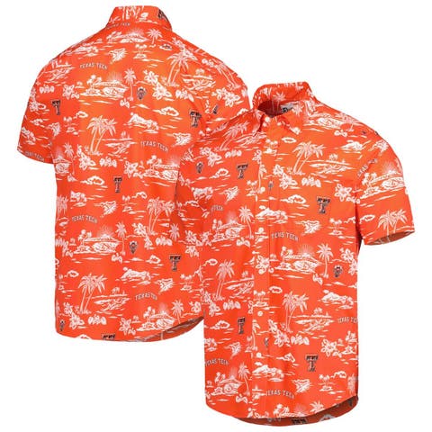 Men's Reyn Spooner Orange Houston Astros Scenic Button-Up Shirt