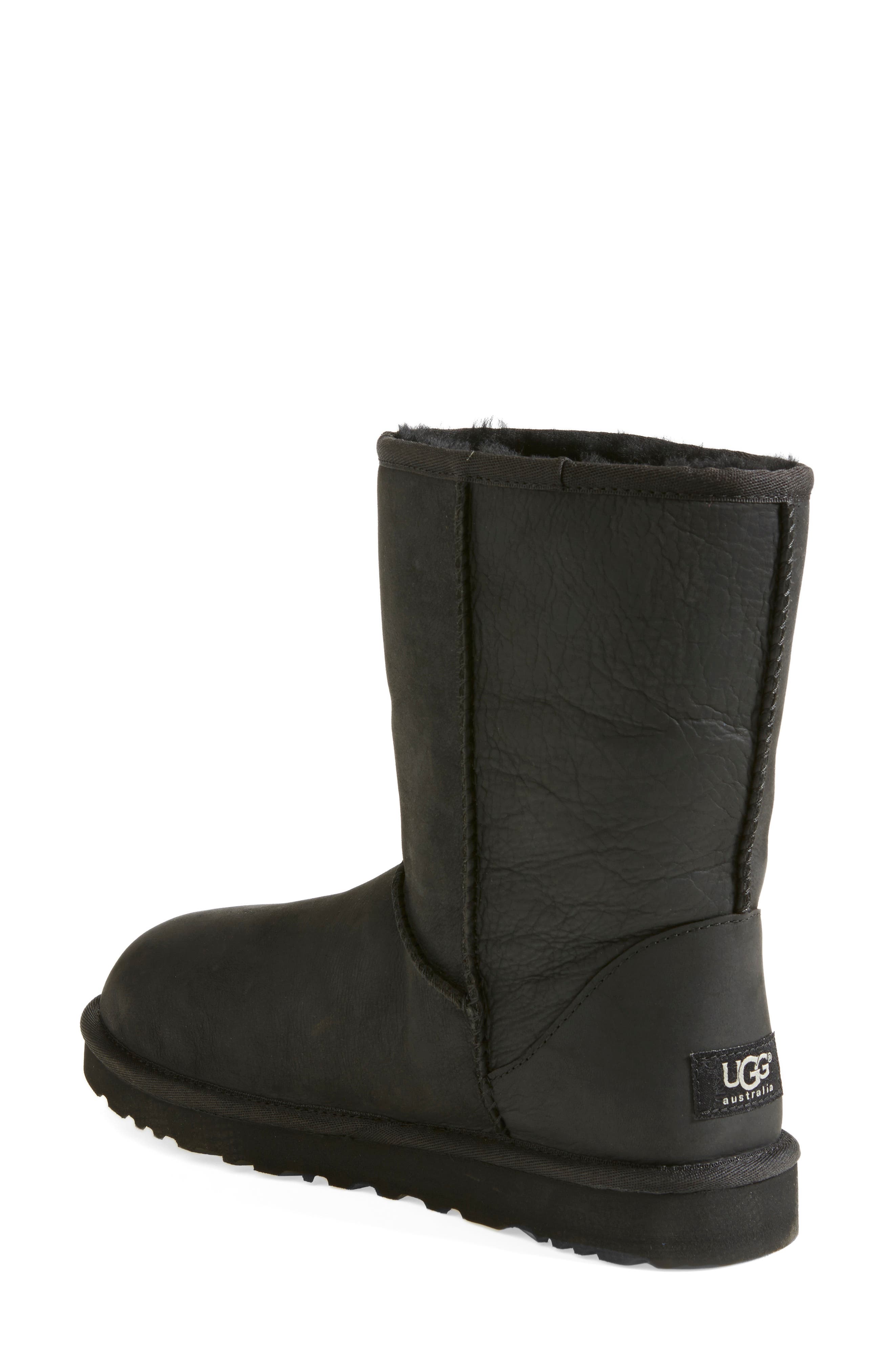 ugg classic leather booties